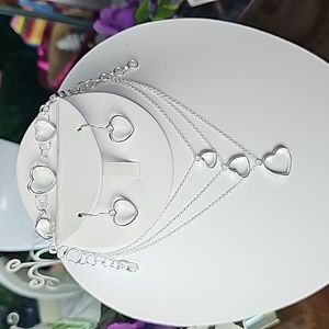 (NWT) 925 Triple Heart Jewlery